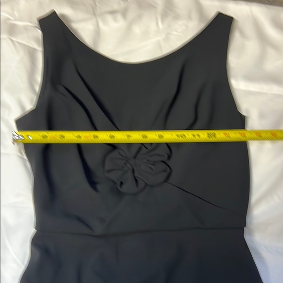 Elegant bcbgmaxazria Black Sleeveless Dress with Floral Detail - Picture 5 of 6